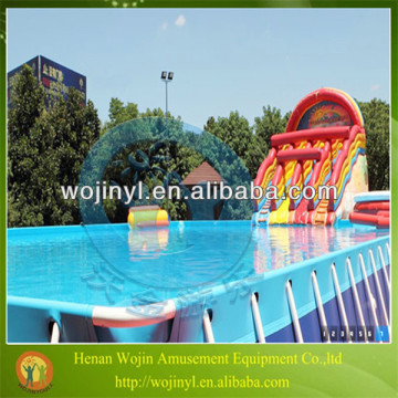 Commercia steel framel PVC swimming pools