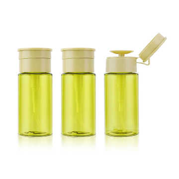 Plastic toner pomp fles make -up remover fles