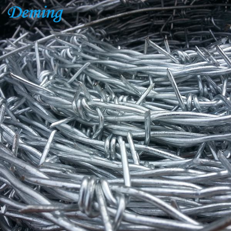 Factory Hot Dip Galvanized Barbed Wire for Sale