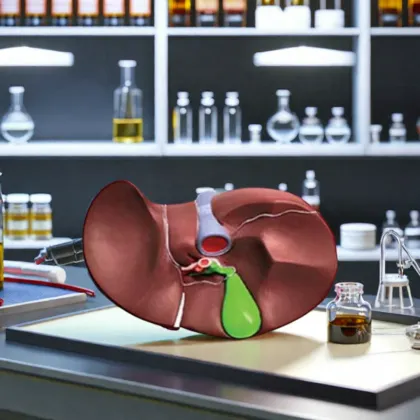DARHMMY Natural Large Liver Anatomical Model for Medical Science