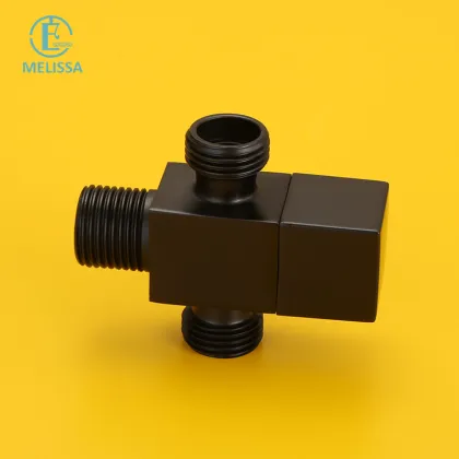 Melissa Brass Black Double Outlet Valve