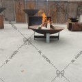 Large Wood Burning Outdoor Corten Steel Fire Pits