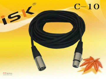 high quality XLR-M/XLR-F 10m microphone cable