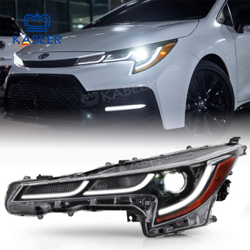 2020 Toyota Corolla Sedan SE XLE XSE OE 81170-12L00 81150-02S50 DRL USA Type Headlight Replacement Left Driver Side
