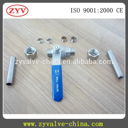 Card sets of ball valve