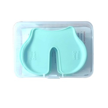 Light Green TPE Shot Pain Reducer Pads - Easy Cleaning, 4PCS Lightweight Immunization Assist