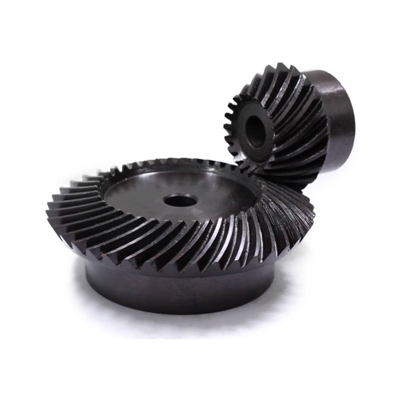 Precision Spiral Bevel Gear 45 Steel Hardened 90 Degree Pinion 2.5Module 18 Teeth to 2.5Module 36 Teeth 1:2 Speed Ratio