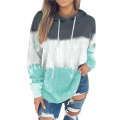 Women Tie Dye Printed Hoodies Tops