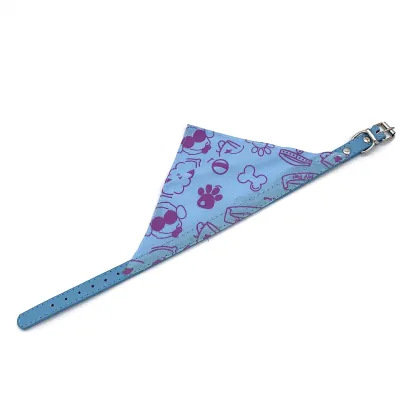 Printed Triangle Scarf Dog Pet Collar