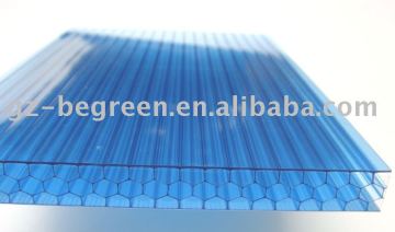 polycarbonate alveolate sheet, polycarbonate honeycomb sheet, PC hollow sheet, PC multiwall sheet, plastic roofing sheet