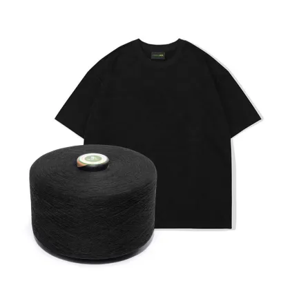 100% Recycled Cotton Yarn and OE Cotton Viscose Blend Yarn