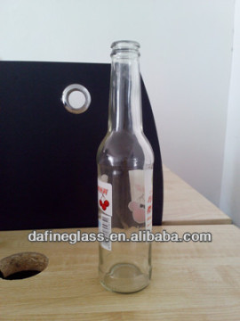 275ml/10oz clear glass longneck beverage bottles