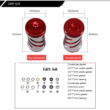 Wholesale Low MOQ Daiwa Shimano Full Metal Reel Handle Knob