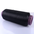 dope dyed black polyester yarn 100d/144f sim