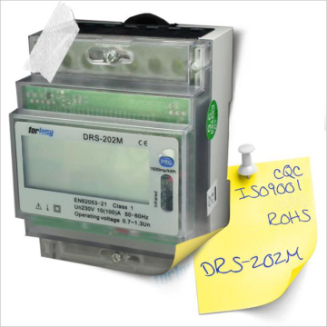 single phase din rail energy meter with Multi-tariff and multi-function
