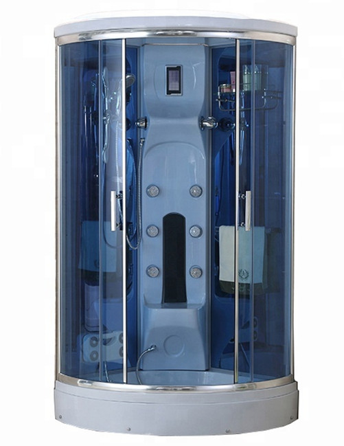 Self Contained Steam Bath Fibreglass Shower Cubicle