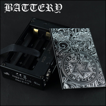 Engraved Dual 18650 Guardian Angel Box Mod
