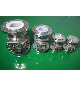 PFA Lined Ball Valve for Semiconductor Chemicals