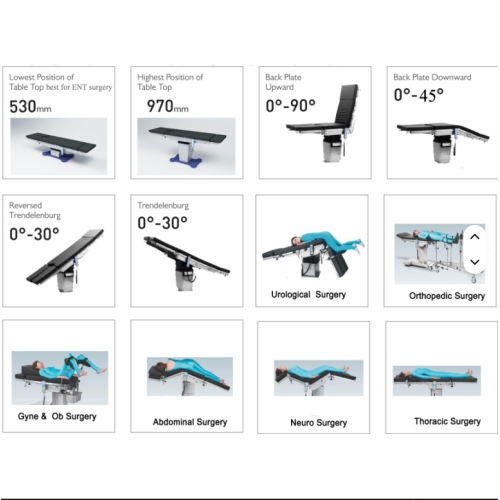 Hydraulic Electric Operating Table