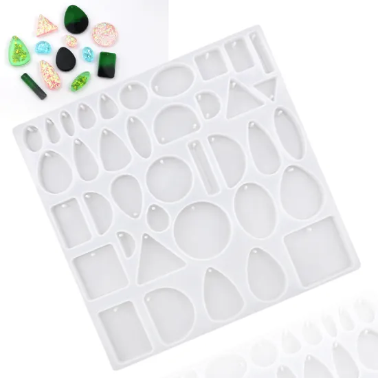 DIY Moonshine and Alphanumeric Silicone Gel Mould for Ice Lattice and Glue Dropping Accents: 38 Hole Different Shape Factory Stock