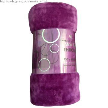 100% Polyester throw  Blanket