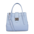 Sac carré moyen Sac messenger bleu