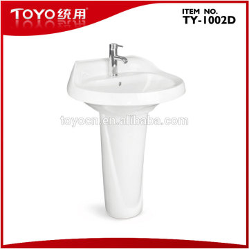 whole sale ceramic pedestal basin