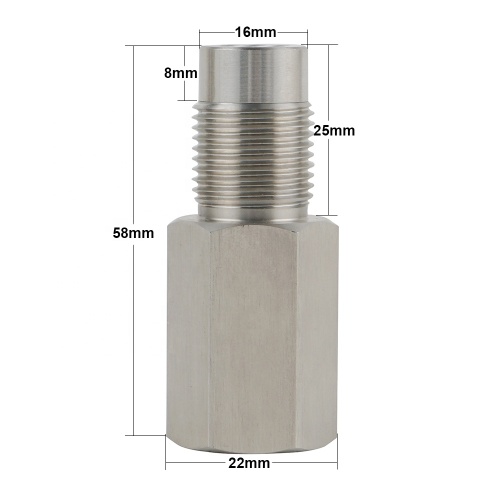 180 Degress Mini Catalytic Conversor Sensor Spacer