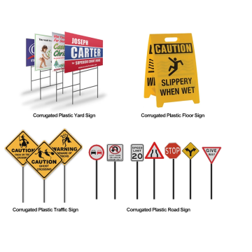 Cheap price polypropylene plastic road traffic signs