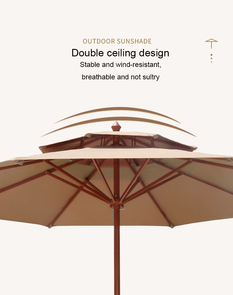 Double Top Umbrella Features