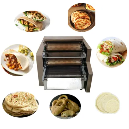 Automatic Pita Bread and Dumpling Wrapper Machine