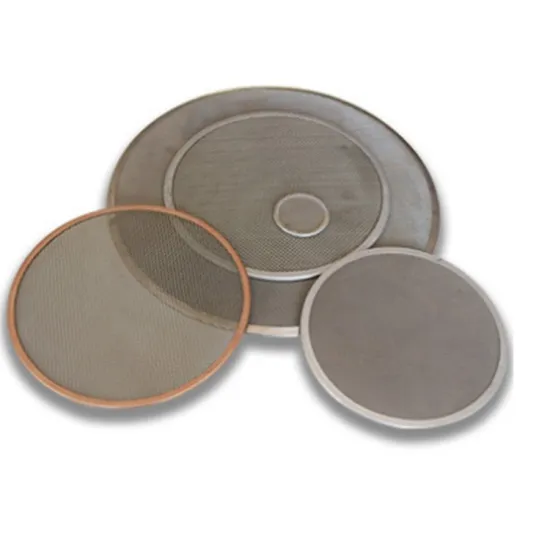 Stainless Steel Micron Woven Mesh Filter Packs for Plastic Extruders