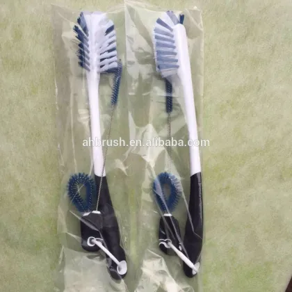 High level OXO kitchen water cleaning bottle brush with nylon bristle