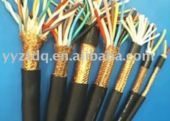 screen cable black PVC