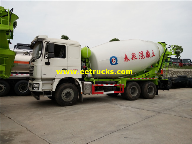 SHACMAN 336hp 10ton Cement Mixer Trucks