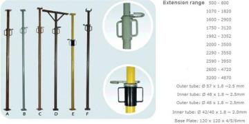 Adjustable Height Steel Props (FF-0920)
