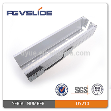 86mm soft closing tandem box drawer system drawer slides