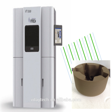 Precise sand molds and cores with high surface quality 3d rapid prototyping printer