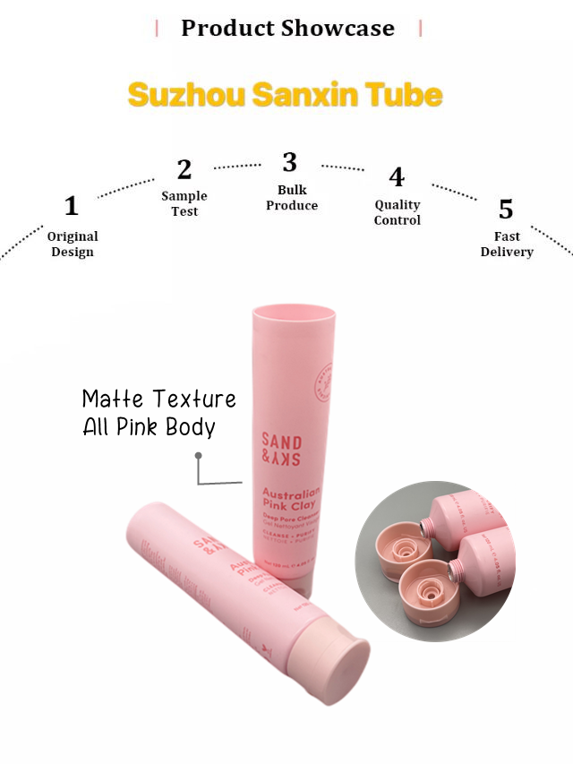 Frosted Makeup Skincare Tube