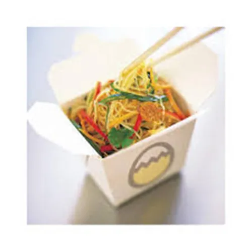 Takeaway Round Paper Noodle Box Microwave Noodle Container