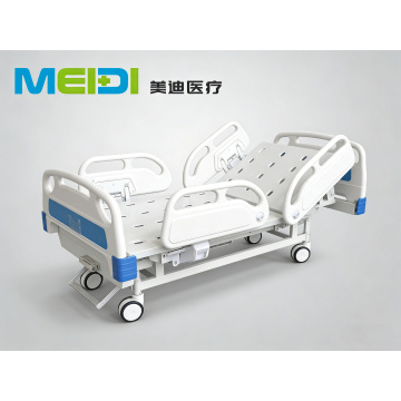 Hospital Bed Single Crank Punching Bed Board with Four Guardrails