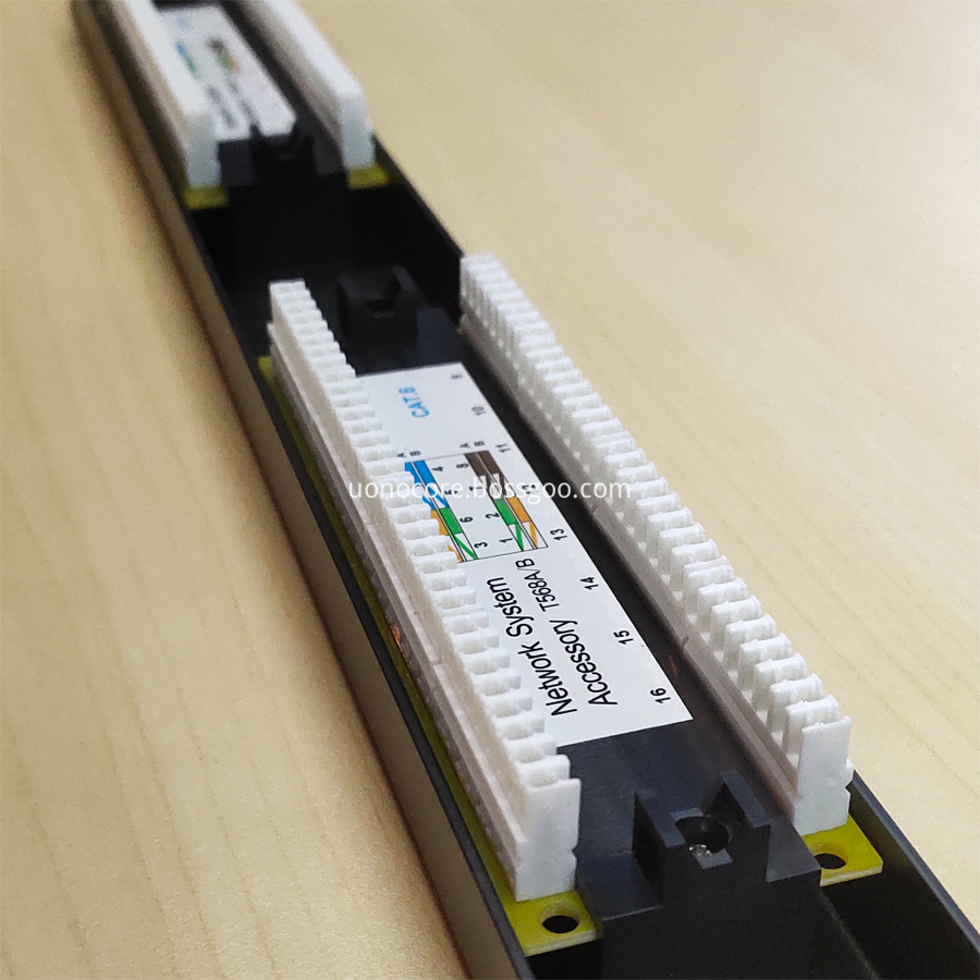 16 ports the patch panel