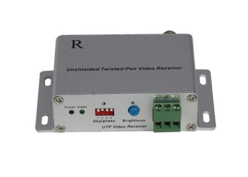 Bnc To Rj45 Utp Active Cctv Video Balun,active Video Receiver With Metal Case,2400m,vb301r