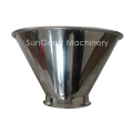 Tri clamp type stainless steel conical hopper