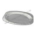 Recipiente de papel de aluminio bandeja ovalada de 14 &quot;