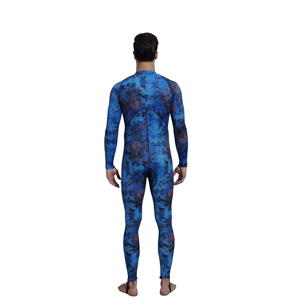 Costume da bagno intero rash guard in cuoio