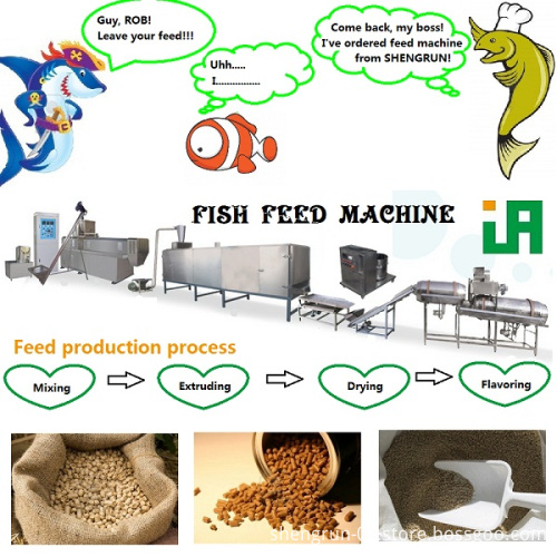 Fodder Fish Fish Fodder Machine/equipment/extruder/processing Line/production Line ...