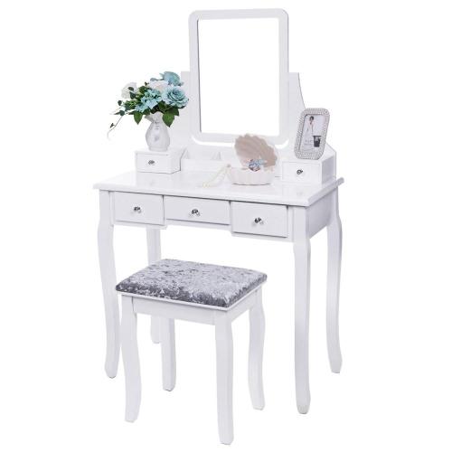 Modern Dressing Table Makeup Dresser with Mirror