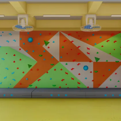 Indoor Entertainment Climbing Wall Amusement Park Equipment