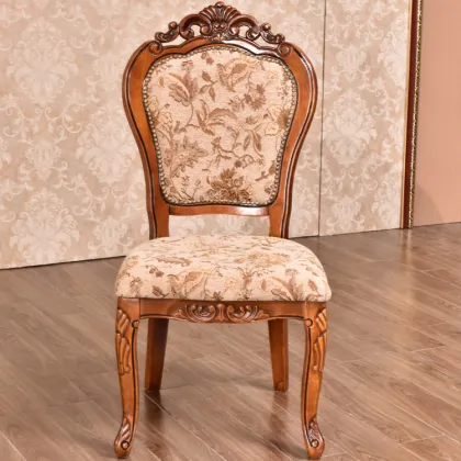 Home general classic carved royal dining chairs dining room furniture sets